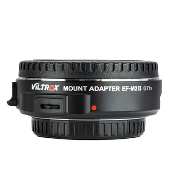 Viltrox EF-M2II AF enfoque Automático EXIF 0.71 X Reducir la Velocidad de Refuerzo de la Lente Adaptador de Turbo para Canon EF lente para M43 Cámara GH4 GH5 GF6 GF1