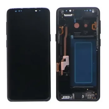 Original AMOLED S9 PLUS pantalla LCD Para SAMSUNG Galaxy S9+ G965 G965F SM-G965FN SM-965F/DS de la Pantalla LCD Digitalizador de Pantalla Táctil con Marco