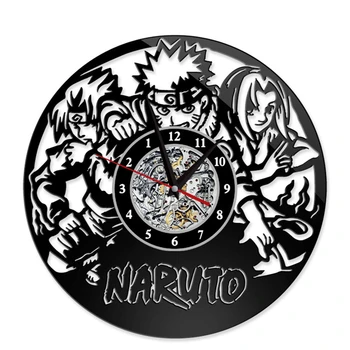 Anime nuevo NARTUO Uzumaki Naruto reloj de pared de la sala del reloj de la personalidad props cosplay accesorios unisex