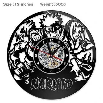 Anime nuevo NARTUO Uzumaki Naruto reloj de pared de la sala del reloj de la personalidad props cosplay accesorios unisex