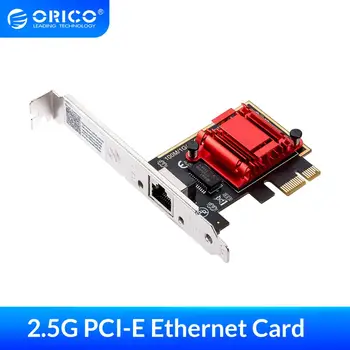 ORICO 2.5 G Eléctricos de Ampliación del Puerto de Red de la Tarjeta de Expansión PCI Express Tarjeta de Ordenador Adaptador para Windows MacOS