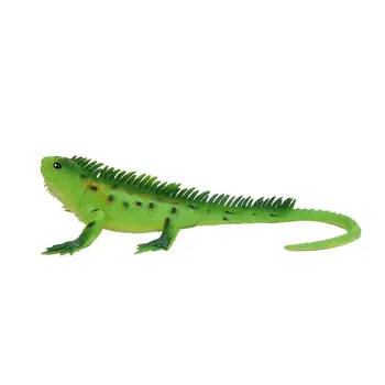 Vivid Reptiles Animales de PVC Lagarto Modelo de la Figura Juguete Educativo - Verde