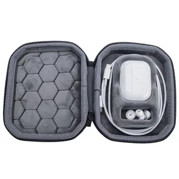 Duro de EVA Bolsa de Almacenamiento Portátil maletín Caja de Protección para Airpods Pro Auriculares U1JA