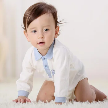 Ropa de bebé bebé mono de pijamas de los niños ropa de bebé ropa de niños del bebé mono plaza collar de ropa para niños y niñas monos