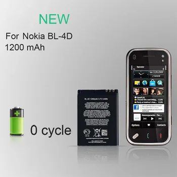 PINZHENG BL-4D de la Batería del Teléfono Móvil Para Nokia BL 4D BL-4D BL4D N97 Mini N8 E5-00 Baterías de Reemplazo de Nokia BL 4D de la Batería