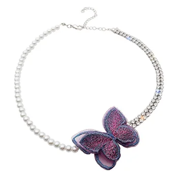 Zeojrlly Mujeres Gargantillas Collares de Moda Simulada-perla Perfectamente la Parte Nueva de la Moda Femenina Elegante Simple Jewelryfor Niña Partido