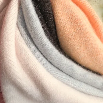 2018 Otoño E Invierno Suéter De Las Mujeres De Jersey De Corea Del Sur Este De Puerta De Lana De Oveja Mezclado Suave De La Mitad De Cuello Alto De Punto Suéteres