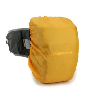Caseman AW02 Dígitos SLR DSLR Caso de la bolsa de Arnés de Hombro bolso de la bolsa de Cintura con cubierta para la Lluvia para Canon Sony Nikon Impermeable al aire libre