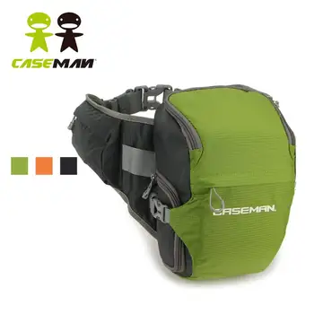Caseman AW02 Dígitos SLR DSLR Caso de la bolsa de Arnés de Hombro bolso de la bolsa de Cintura con cubierta para la Lluvia para Canon Sony Nikon Impermeable al aire libre
