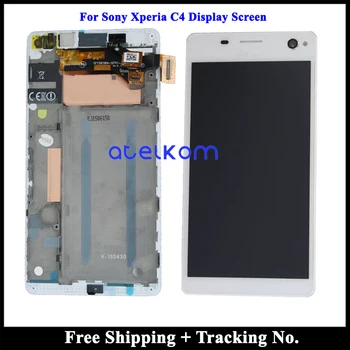 A prueba de Grado AAA 5.5' Para Sony Xperia C4 LCD de Pantalla Para Sony Xperia C4 E5303 E5306 E5333 Pantalla Táctil Digitalizador Asamblea