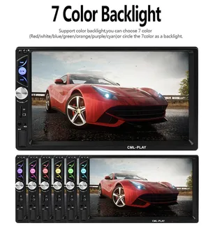 Multimedia del vehículo Mp5 Player Soporta Espejo Enlace de Android 8.0 Radio del Coche 2din de Audio Estéreo