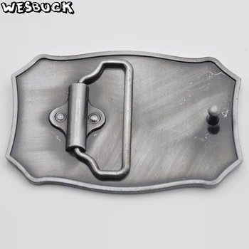 5 PCS MOQ WesBuck la Marca de Moda Casual Cinturón de Hebilla de Metal Vaquero del Oeste del Cinturón de Hebilla Con Correa de PU, los regalos de navidad Hebillas