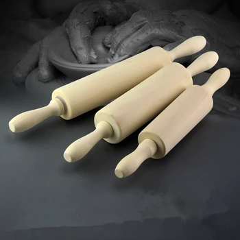 Rodillo rodillo de cerámica de cerámica de herramientas de Madera en Rollo Pulsa la Impresión de Polímero de Arcilla en Cerámica Herramienta