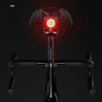 MEROCA Bicicleta luces Traseras ligent de Freno Sensor de Luces LED USB de Carga de la Bicicleta de Carretera, MTB MX2 Trasera luces Traseras