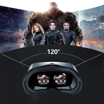 VGR Pro 3D VR, las Gafas de Realidad Virtual a Pantalla Completa Visual Angular VR Gafas de Caja para 5 a 7 pulgadas Smartphone Anteojos