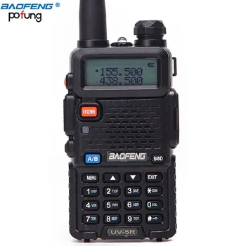 2Pcs BaoFeng UV-5R 5W de Doble Banda VHF/UHF de Mano de Dos vías de Radio CB Walkie Talkie UV5R Ham Radio Comunicador Transceptor UV 5R
