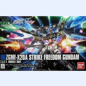 BANDAI Gundam HG HGCE 1/144 ZGMF-X20A STRIKE FREEDOM GUNDAM modelo de Montar Kits de modelos de Anime Figuras de Acción juguetes a los Niños Regalos