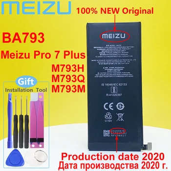 NUEVO Original Meizu Pro 7 Plus Batería M793H/M793M/M793Q M793 Serie BA793 Baterías 3510mAh + Regalo de Herramientas