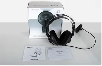 Original Samson SR850 profesional de monitoreo de auriculares de estudio/semi-abierto monitor de auriculares con almohadillas de velour