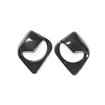 Para BMW X3 G01 2018 2019 2020 Interior del Coche del ABS de Fibra de Carbono Frente Cinturón de Seguridad de la Tapa del Armazón de Accesorios decorativos