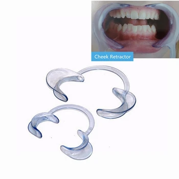 10pcs/set Retractor de la Mejilla Blanquear los Dientes de Forma C Dental Retractores Intraoral Labio de la Boca Abridor Blanchiment Dentaire