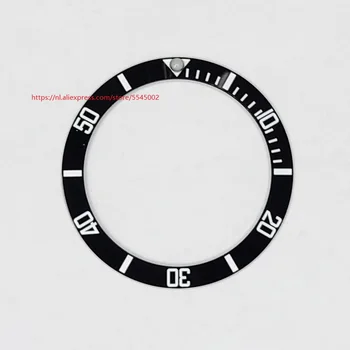 4 tipos de 38 mm de diámetro interior 30.6 mm de 40 mm de relojes de hombre Negro Azul Verde Bisel de Cerámica Insertar Piezas de Repuesto de Marcado de Nuevo 3