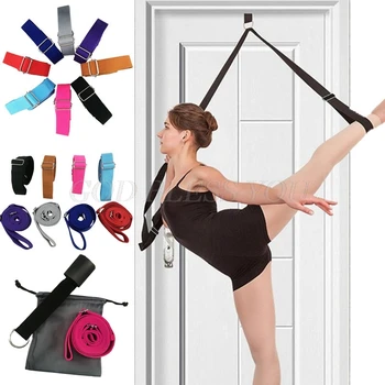 La puerta de la Flexibilidad Estiramiento de la Pierna Camilla Correa para el Ballet de la Alegría de la Danza Gimnasia Entrenador de Yoga Flexibilidad de la Pierna a Estirar de la Correa