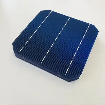 ALLMEJORES 100pcs células solares Monocristalinas de 0.5 V 9,6 a La parte superior quatlity Grado Un 156m m paniel de la célula para el bricolaje 24V Mono panel solar