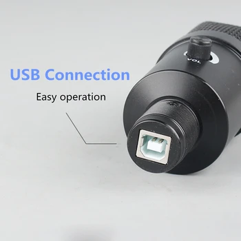 Micrófono de condensador USB Conector de Estudio de Grabación de 192 khz 24 bits Para el Equipo de Radio Braodcasting Canto