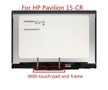 15.6 PULGADAS Portátil lcd de la pantalla táctil de la asamblea para HP Pavilion x360 15-cr0002ng 15-cr asamblea lcd con touch marco embellecedor