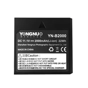Yongnuo YN-B2000 2000mAh de Repuesto Recargable Li-ion Batería para TTL Inalámbrico Speedlite YN686EX-RT y el Manual del flash Speedlite YN720
