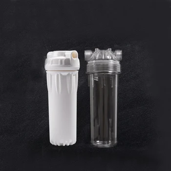 10 pulgadas a prueba de Explosión Transparente Botella de Agua Purificadores de Accesorios más grueso caso de Filtro frente a los filtros de cáscara de un 2/4/6 Interfaz