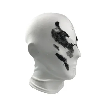 Invierno Mantener caliente Máscara de Vigilante de Rorschach Arnés Máscara de Cosplay de Impresión Digital de Sombrerería de Algodón máscaras de disfraces