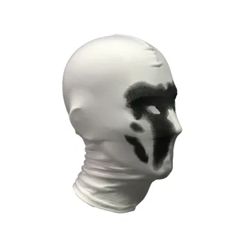 Invierno Mantener caliente Máscara de Vigilante de Rorschach Arnés Máscara de Cosplay de Impresión Digital de Sombrerería de Algodón máscaras de disfraces