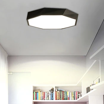 Moderno Creativo de la Geometría de Techo de luz LED Para la Sala de estar Pasillo Dormitorio Cocina Ultra-Delgada de 6CM Lámpara de Techo Sala de Luminaria de la APLICACIÓN