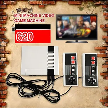Retro Familia NES de Vídeo Mini Consola Con 620 Juegos Clásicos de la Consola de juegos en Casa de Tv Juego de la Máquina de la Tarjeta Hd 821 620 con 1