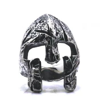 Frío, de Acero Inoxidable 316L Máscara de Combate Modelo de Anillo de Rock Party Anillo de Regalo Fresco Para el Amigo