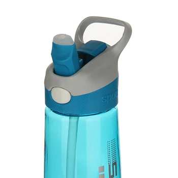 550 ml Portátil Deporte Botella de Agua de Plástico al aire libre de Mi Botella de Bebida de Mango de Plástico Transparente Botella de Agua