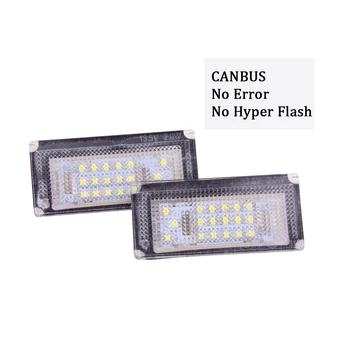 2pcs Canbus No LED de Error Número de Licencia de la luz de la Placa Para el Mini Cooper R50 S R53 Convertible R52 Tronco de la Luz