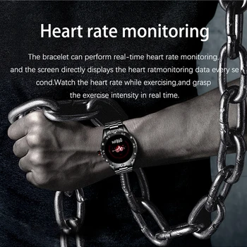 Nuevo Reloj Inteligente de los hombres Y de las mujeres reloj de los Deportes de la presión arterial Sueño de monitoreo de Fitness tracker Android ios Podómetro smartwatch