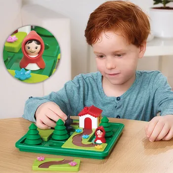 Caperucita Roja Smart IQ Challenge Juegos de mesa, Rompecabezas Juguetes Para los Niños Con el inglés Solución Speelgoed Brinquedo Oyunc51