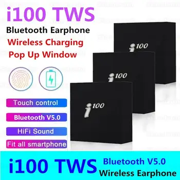 TWS Auriculares Bluetooth Inalámbricos Deporte Auriculares Con Micrófono de Caja de Carga de los Auriculares de la i100/i200/i300/i99 TWS Auricular PK i9000 i9s i7s