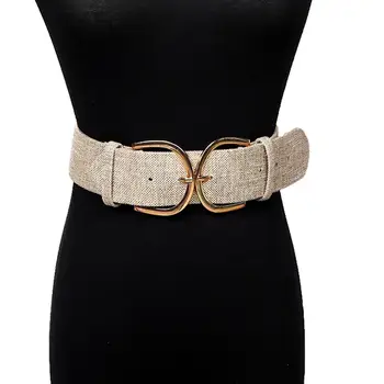 Dvacaman 2020 Nuevas ZA Vintage Ropa de Cinturón Para las Mujeres de Moda de Metal de Doble Hebilla de Cinturón de la Cintura Vestido de Accesorios de Fiesta de Alta Calidad