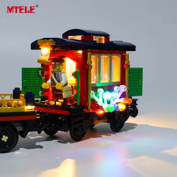 MTELE Marca de Luz LED Kit Para el Creador 10254 de Vacaciones de Invierno Tren Compatile Con 36001 (NO Incluir El Modelo)