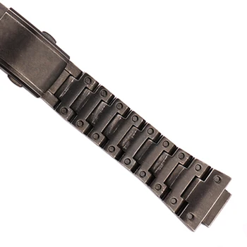 316 de acero inoxidable correa de reloj reloj de accesorios para Casio G-SHOCK DW5600 GW-5610Sports impermeable negro antiguo wristban