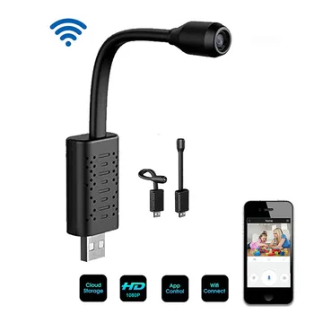 Smart Mini USB Wifi de la Cámara IP Inalámbrica Full HD 1080P Webcam de la Cámara Soporte de 128 GB de Vigilancia de la seguridad de la visión Nocturna de las Cámaras