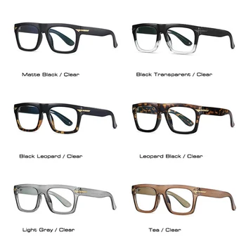 ASÍ&EI Retro Cuadrados Claro Anti-Blu-Ray Gafas de TR90 Mujeres Gafas de Marco de los Hombres de la Moda Óptica Anteojos de Marco Ordenador de las Gafas