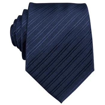 2018 Nueva Llegada de Moda de la Corbata Corbatas Para los Hombres 8.5 cm de Ancho Lazos Azul Sólido Corbata Gravata de Negocios Para la Fiesta de la Boda