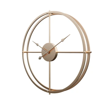 58 cm / 60 cm Silent hierro Reloj de Pared de Diseño Moderno de los Relojes de la Decoración del Hogar, Oficina Europea de Estilo Colgante de Pared Reloj de los Relojes de