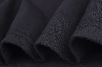COMA Impreso T-Shirt Hombres de Negro de la Camiseta para Hombre de Moda de Camisetas Casual WQ Prendas de la marca 3D Camiseta